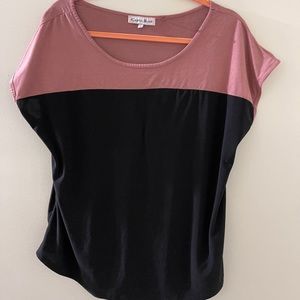 Black and pink blouse
